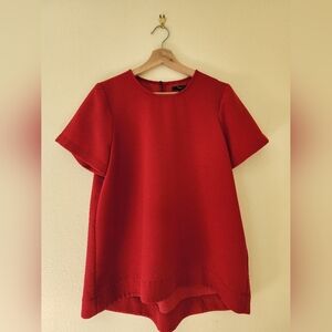 Madewell Red Short Sleeve Women's Top